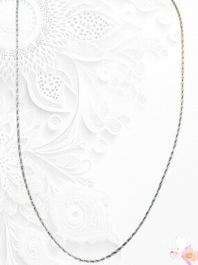 Vintage Sterling Silver Twist Chain 20 Inch 925 Marked 279